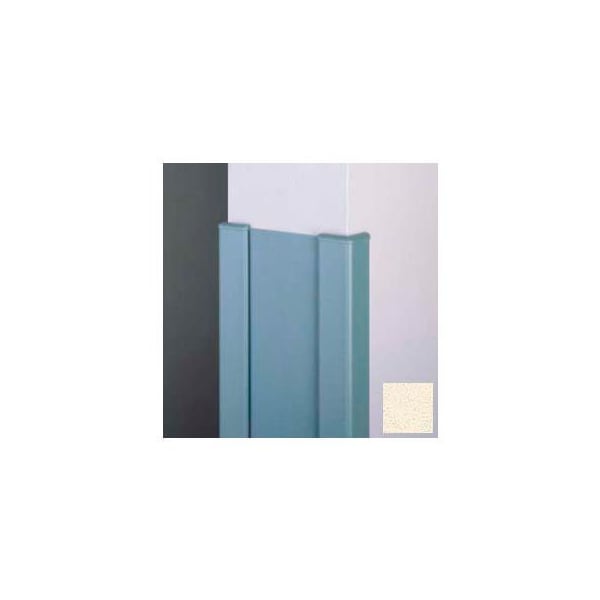 Pawling Surface Mounted End Wall 90Deg Corners, 2'' Wings, 12'H W/Caps, 6"W, Porcelain, Aluminum CG-11-12-555 - main
